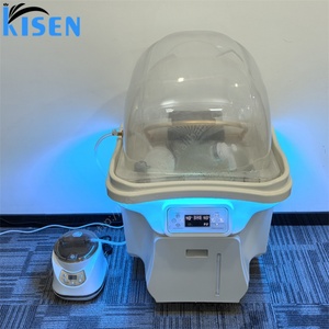 Kisen Hot Selling Factory Direct-sale Shampoo Basin Two Tanks System <b>Led</b> <b>Light</b> Design Removable Adjustable Hair Wash Sink - Product Image 1