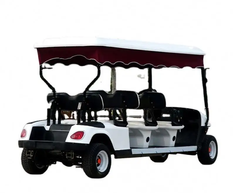 Batterie électrique Volt gaz personnalisé 6 sièges chariots au lithium couleur Buggy pièces de chariot Pneus équipement pousser 3 roues 36 Ion chariot de golf