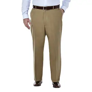 Nouveauté Pantalons larges amples pour hommes de taille plus pantalons décontractés droits en coton et lin personnalisés pour hommes/ - Product Image 1