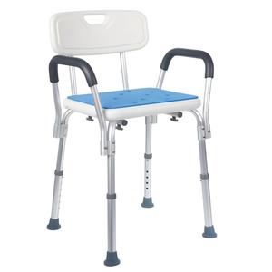 Cadre en aluminium Siège <span class=keywords><strong>de</strong></span> chaise <span class=keywords><strong>de</strong></span> <span class=keywords><strong>douche</strong></span> en plastique à hauteur réglable <span class=keywords><strong>Banc</strong></span> <span class=keywords><strong>de</strong></span> bain bariatrique <span class=keywords><strong>avec</strong></span> <span class=keywords><strong>dossier</strong></span> amovible - Product Image 4