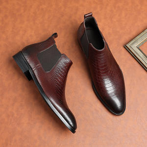 Botas de Trabajo de Cuero Genuino Amish Vintage de Lujo para Hombre, Impermeables, con Cordones, Construcción Goodyear Welted, Empeine de Cuero Resistente - Product Image 2