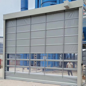 Sangles de <span class=keywords><strong>porte</strong></span> rapides en <span class=keywords><strong>PVC</strong></span> <span class=keywords><strong>souple</strong></span> et alliage d'aluminium, design industriel moderne, étanches, pour entrepôts frigorifiques, contrôle de la poussière, entrée, vente en gros - Product Image 5