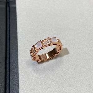 <span class=keywords><strong>Anello</strong></span> <span class=keywords><strong>Serpente</strong></span> Largo in Argento Sterling S925 Placcato Oro Rosa 18K <span class=keywords><strong>con</strong></span> Pietra Verde Micro Pavé CZ, Gioiello Unisex di Lusso Leggero - Product Image 4