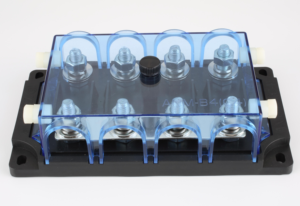 Hinew ANM-B4 max250a 58v <span class=keywords><strong>dc</strong></span> בורג <span class=keywords><strong>fuse</strong></span> תיבת 4-way anl <span class=keywords><strong>fuse</strong></span> מחזיק כוח הרכב קישורים midi קיבולת שבירה נמוכה - Product Image 2