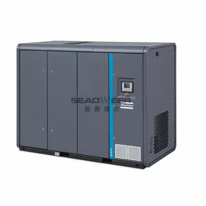 Wuxi Atlas Copco manufacturer ZR90 VSD FF low noise Industria oil free rotary screw air compressor