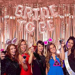 Kit <span class=keywords><strong>de</strong></span> Decoración para Fiesta <span class=keywords><strong>de</strong></span> Despedida <span class=keywords><strong>de</strong></span> Soltera con <span class=keywords><strong>Globos</strong></span> <span class=keywords><strong>de</strong></span> Látex y Aluminio - Set <span class=keywords><strong>de</strong></span> Artículos para Despedida <span class=keywords><strong>de</strong></span> Soltera en Oro Rosa - Futura Novia - Product Image 2