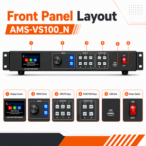 Controlador de Video Wall LED VS100 Integrado con Novastar MSD300 V960 V760, Compatible con WIFI, SDI y Control Remoto - Product Image 3