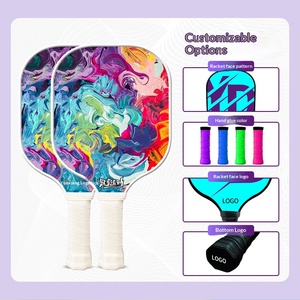 Raquette de Pickleball en Fibre de Verre 225g, Certifiée par l'Association Américaine de <span class=keywords><strong>Tennis</strong></span> de <span class=keywords><strong>Table</strong></span>, avec Noyau en Nid d'Abeille et Design Estampé à Chaud - Product Image 2
