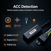 Mini traceur GPS 2G TK003, traceur de voiture en temps réel avec détection ACC et alertes géofences