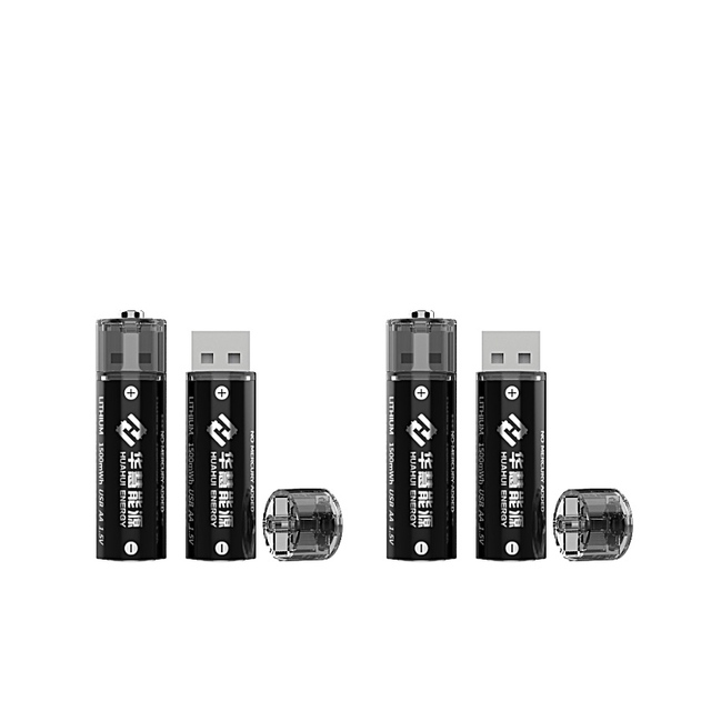 Rechargeable 1000mAh  1.5v USB AA Battery