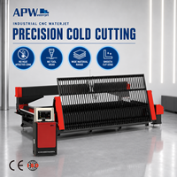 Machine de découpe à jet d'eau CNC APW, haute précision, pour métaux, pierres, verre, équipement de découpe industriel