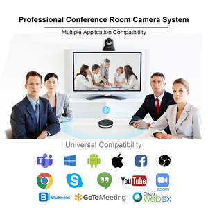 Sistema de colaboración audiovisual 20x Zoom 1080p Cámara de conferencia USB más altavoz inalámbrico <span class=keywords><strong>Bluetooth</strong></span> - Product Image 4