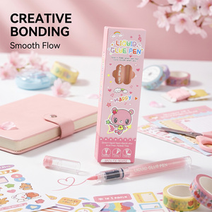 ปากกากาวเหลว <span class=keywords><strong>FOX</strong></span> FEEL <span class=keywords><strong>FX</strong></span>.9045 แบบเติมได้ หัวนุ่ม ใช้งานได้อย่างแม่นยำ สำหรับงานฝีมือ จดบันทึก ปลอดสารพิษ ล้างออกได้ - Product Image 2