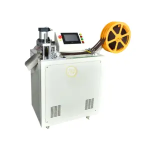 Computer controlled heavy tape cutter ultrasonic textiles belt automatic pvc roll braided fabric cutting machine