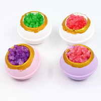 OEM Boules de Bain Moussantes Naturelles Biologiques Vegan Spa Relaxant Fizzier en Forme de Cœur Coffret Cadeau de Bombe de Bain avec Huile de Phéromone