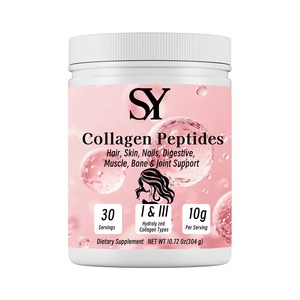 Péptidos de colágeno profesionales Bebida en polvo Ideal para fortalezas diarias de las mujeres Piel Uñas Colágeno en polvo Suplemento nutricional - Product Image 1