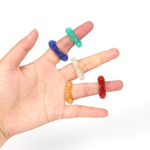 แหวนนวดกดจุดผ่อนคลายนิ้วมือเครื่องมือดูแลการไหลเวียนโลหิตบรรเทาอาการปวดการดูแลสุขภาพป้องกันความวิตกกังวลของเล่น - Product Image 1