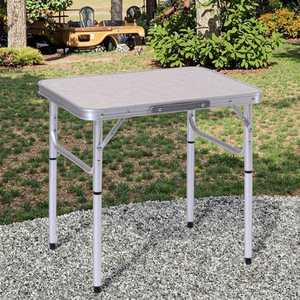 Trọng Lượng Nhẹ Hiện Đại Di Động Ngoài Trời Cắm Trại Bảng Nhôm Gấp Dã Ngoại Phòng Tập Thể Dục Bàn Ăn Cho Bên Ngoài Các Hoạt Động Vật Liệu Kim Loại - Product Image 3