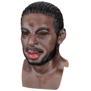 Máscara de <span class=keywords><strong>cara</strong></span> humana realista Máscara de silicona de látex suave Mascarada de goma Máscara de fiesta de cabeza completa <span class=keywords><strong>para</strong></span> <span class=keywords><strong>hombre</strong></span> artificial - Product Image 2