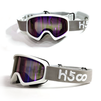 Meilleur prix, logo personnalisé, sangle cylindrique, double couche, anti-buée, lunettes de neige pour jeunes, lunettes de snowboard, masque de ski