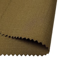 Rongsheng fábrica Stock poliéster algodón TELA ESCOCESA impermeable transpirable resistente al desgaste para ropa táctica al aire libre tejida