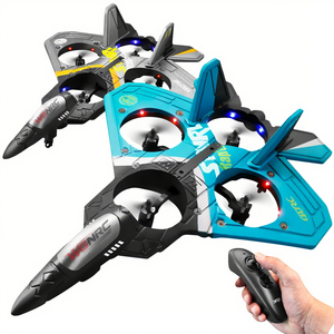 WGNRC V17 Aereo Telecomandato in Schiuma EPP, Modello di Aereo da Combattimento RC, Aliante Volante con Flip a 360°, Controllo Gestuale, Aereo Acrobatico in Schiuma - Product Image 1