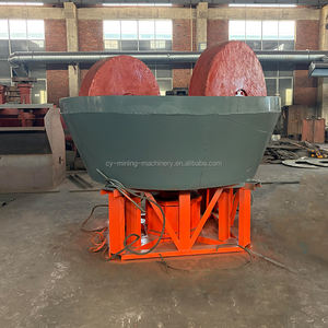 Ghana Gold Copper <strong>Sand</strong> Gold <strong>Grinder</strong> Mining Gold Ore Processing Machine Wet Grinding Machine Wet Pan Mill - Product Image 3