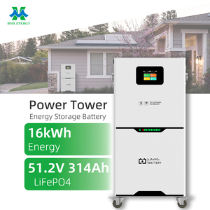 HMX 48V 51.2V 314Ah 16kWh Solar Energy Storage <b>Battery</b> 8000+ Deep Cycle Household Lithium <b>Battery</b> Pack Home <b>Backup</b> Power Supply - Product Image 1