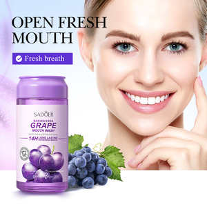 El SADOER más popular de la serie Private Label Baking Soda Grape Fruit Limpia la boca y el enjuague bucal de aliento fresco - Product Image 2