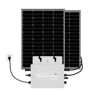 100w-1000w sur réseau énergie 600 Watt Smart Photovoltaikanlage Balkonkraftwerk Pv Solarsolar Balcon Panel Mono solaire Balcon Sys