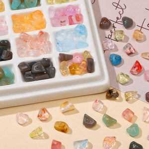 Acrylic Chip <b>Beads</b> Mixed Shapes With Straight Holes For Bracelet Making DIY Jewelry Materials Wholesale Loose <b>Beads</b> - Product Image 4
