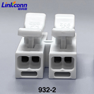Spring-loaded Fast Connect <b>Terminal</b> Block Push-in Connector Quick Connect <b>Terminal</b> Block 450V 24A Electrical Accessories 932-2 - Product Image 2