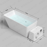 Máquina Enfriadora de Agua de 1HP con Envío en 3 Días en EE. UU., Bañera de Inmersión en Agua Fría con WiFi, Filtros y Ozono