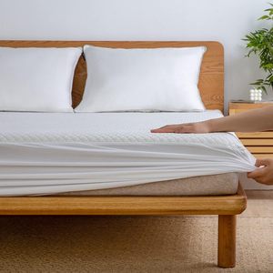 <span class=keywords><strong>Protector</strong></span> de colchón antibacterias impermeable al por mayor de tela de <span class=keywords><strong>Tencel</strong></span> o bambú - Product Image 5