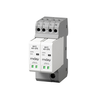 Parafoudre compact Mday MYT40 40kA 275V Type 2 avec dispositif de protection contre les surtensions (SPD) pour éclairage domestique, dispositif de protection contre les surtensions 4P