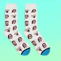 Chaussettes personnalisées en sublimation 3D, vente en gros, impression intégrale à 360 degrés, chaussettes de sport, fabrication directe en usine