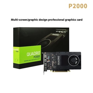 Nouvelle carte graphique haute performance pour station de travail, 5 Go GDDR5, ventilateur, GPU, rendu CAD, conception graphique, PC de bureau, Quadro P2000 Qu - Product Image 1