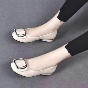 <span class=keywords><strong>Mocassins</strong></span> décontractés pour femmes <span class=keywords><strong>2022</strong></span>, couleur unie, talon carré, haute qualité, confortables pour les fêtes, mariages, bureau, chaussures de mariage d'automne - Product Image 6