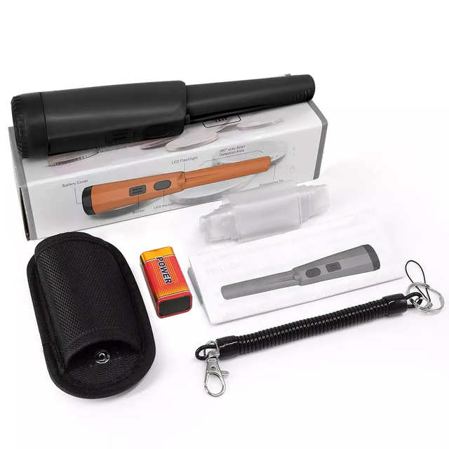 Beeper Continuity Detection Gold Detector Silver Iron Copper LED 360 Side-Scan Metal Detector