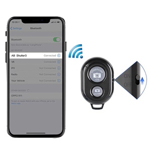 Điều Khiển Từ Xa Không Dây Nhiều Màu Màn Trập <span class=keywords><strong>Bluetooth</strong></span> Hai Nút Kích Hoạt Để Chụp Ảnh Selfie Chân Dung Chụp Ảnh Selfie Stick - Product Image 4