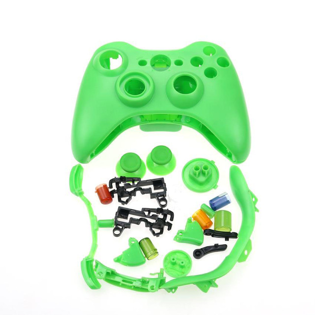 Pure Colors Shell Housing Case for Xbox 360 Wireless Controller Gamepad Full Housing Shell Set ReplaceMent