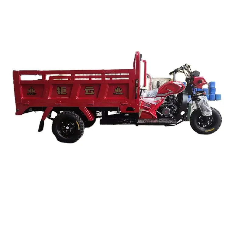 High qualität Dumping Cargo Motorcycle Tricycle Three Wheeler Tricycle Motorcycle Cargo Loader Body CCC Origin Type Ope