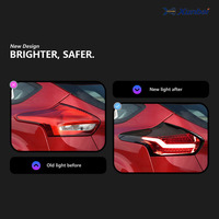 Luz Trasera LED Plug and Play para Ford Focus Hatchback 2015-2018, Luz de Circulación Diurna DRL, Kit de Actualización Modificado, Suministro Directo de Fábrica