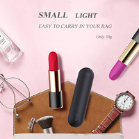 Tragbarer Mini-Sexvibrator 10 Modi Flüsterleise Wasserdicht USB-Aufladbar Medizinisches Silikon für Frauen