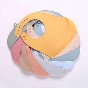 Baberos de Silicona Impermeables para Bebés y Niños Pequeños, Resistentes a Salpicaduras, Suciedad y Aceite para Evitar Derrames - Product Image 2