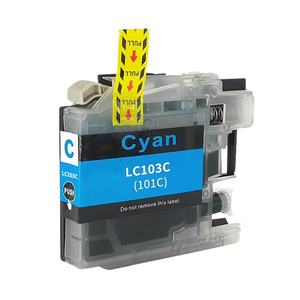 Cartouches compatibles <span class=keywords><strong>Brother</strong></span> LC101 BK/LC103 avec puce pour imprimantes J470DW/J475DW/J650/J870DW/J245, couleur pleine, noir et jaune XL - Product Image 4