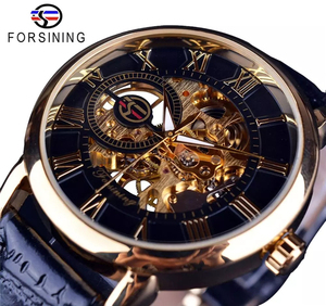 Reloj de Pulsera FORSINING GMT838 para Hombre, Reloj Mecánico Automático de Lujo con Esqueleto, de Acero Inoxidable - Product Image 1