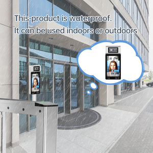 Terminal de contrôle d'accès et de présence biométrique intelligent étanche à reconnaissance faciale par iris, modèle Cat Eye -2025, populaire - Product Image 2