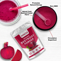 Poudre d'extrait de betterave rouge naturelle certifiée biologique UE et USDA, poudre de racine de betterave