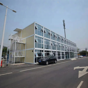 ตู้คอนเทนเนอร์สำหรับบ้านที่มีความหนามาตรฐานทรงสี่เหลี่ยมมีคุณสมบัติระบายอากาศสำหรับใช้ในบ้าน - Product Image 3
